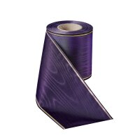 Moir&eacute; violett 75mm / 25m schmaler Rand