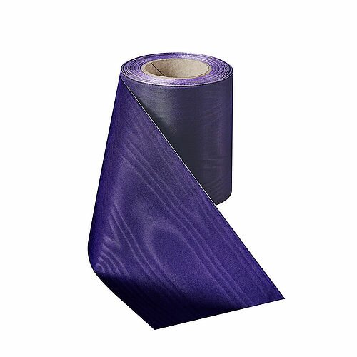 Moir&eacute; violett 150mm / 25m ohne Rand